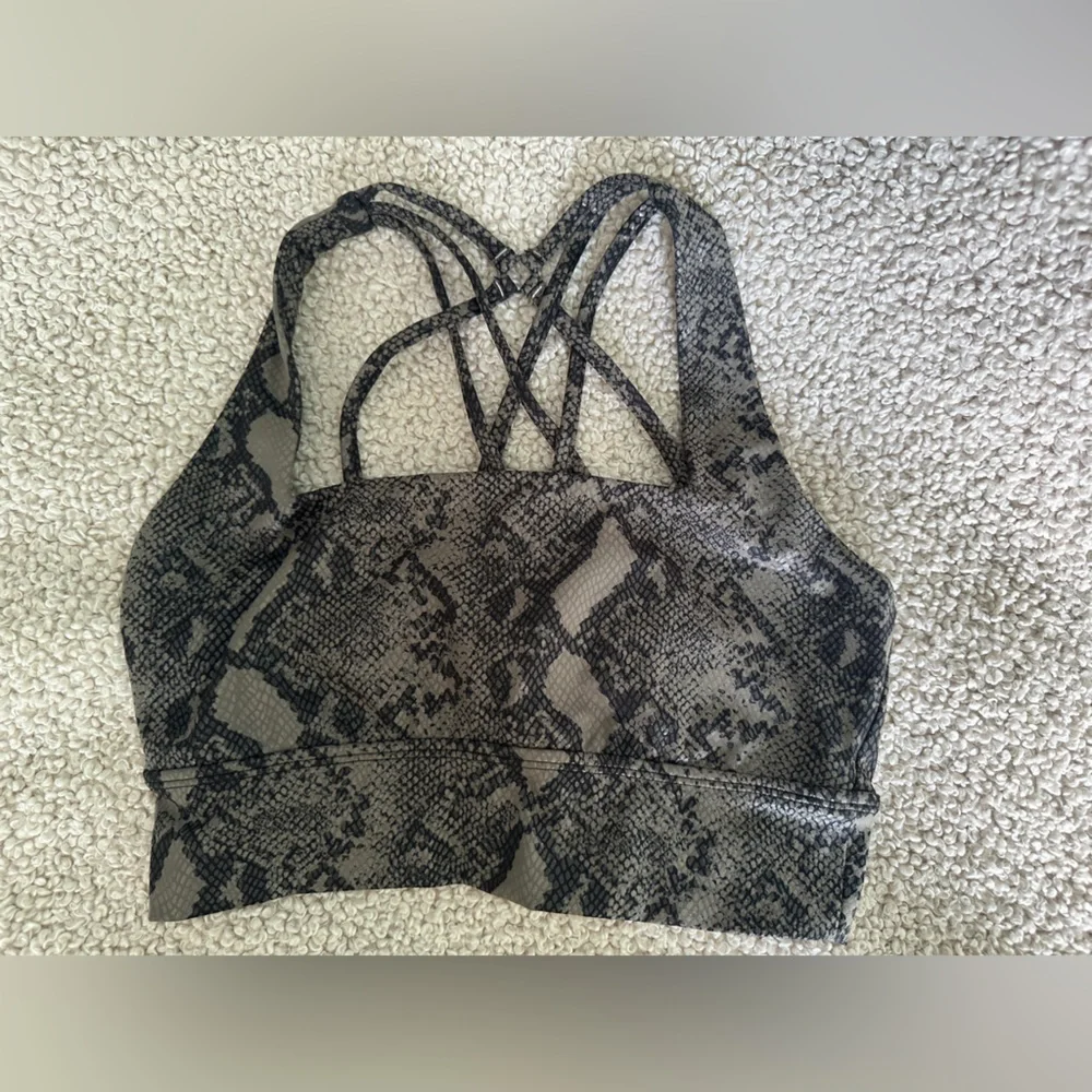 Buff Bunny Collection Snake Print Bra and Leggings Set - Picture 6 of 8